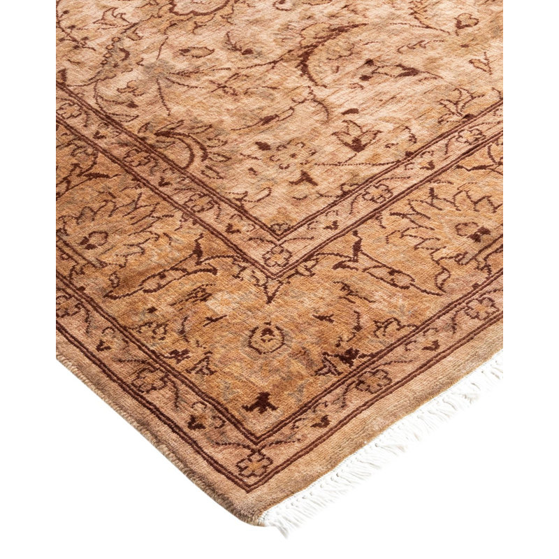 Fine Vibrance One-of-a-Kind 4' 2" x 6' 3" Hand Knotted Area Rug