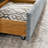 Daybed With Two Drawers Trundle Upholstered Sofa Bed, With Vertical Stripes-913911369