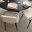 6 - Person Dining Table Sets With 60'' Round Table & 6 Upholstered Chenille Chairs