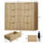47.3" Fluted 8 Drawer Dresser For Bedroom, Modern Chest Of Drawers, Wood Closet Clothes Organizer For Bedroom, Hallway, Natural-309988475-309988478