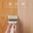 Medieval-Style Rubberwood Frame Oval Full-Length Mirror