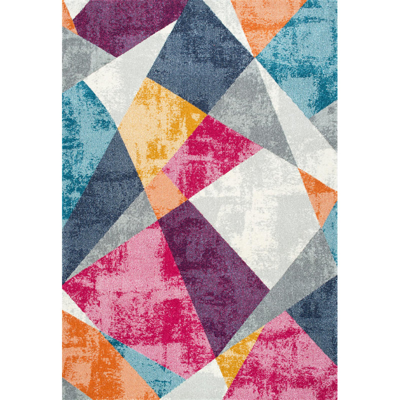 Dunmore Abstract Area Rug, Rectangle 152 x 226cm