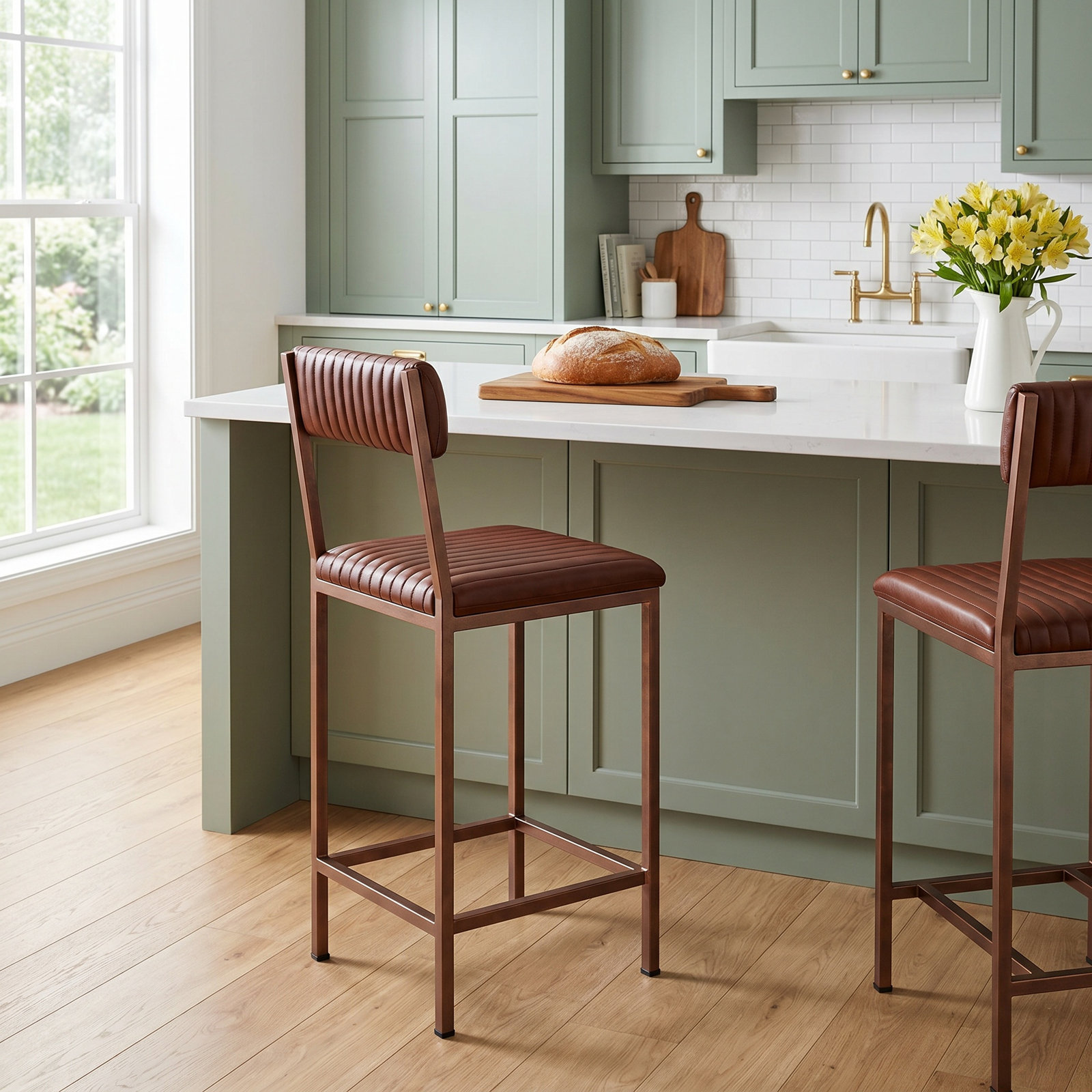 Miller Bar and Counter Stool, Counter Stool (26.5” Seat Height)