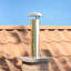Chimney Head Extension Silver Stainless Steel-1065457339