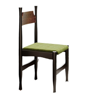 2pc, French-style Antique Solid Wood Padded Dining Chair, Vintage Dressing Chair, Casual Dining Chair, Home Use Armchair With Backrest