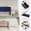 Lit plateforme tapissier en velours avec tête de lit Modern-982473072-982473074