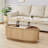 43.3'' W Oval Lift Top Coffee Table With Storage-1058630357