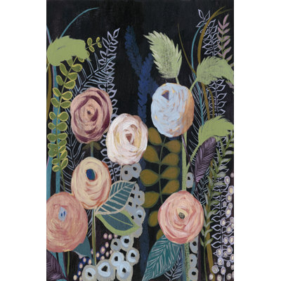 Diverging Blooms I by Grace Popp - Wrapped Canvas Print