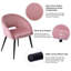 Anteo 47cm H Velvet Upholstered Armchair-1189272580