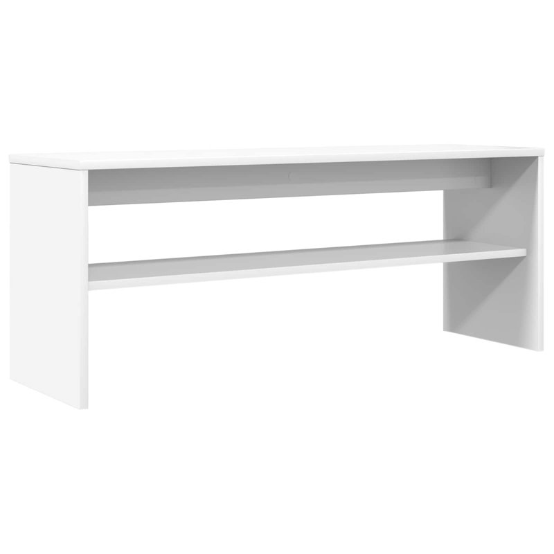 TV Stand, 40cm H x 100cm L x 30cm W, White
