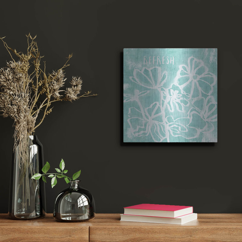 «Refresh Mint» par Linda Woods, H 12 po x l 12 po