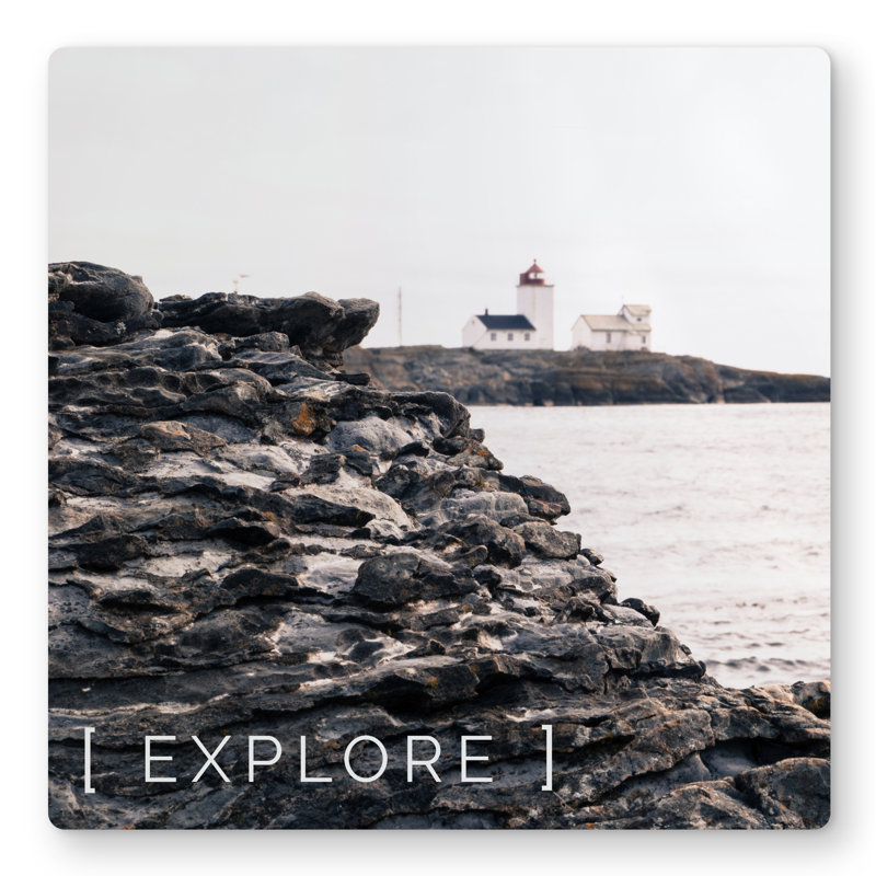 Explore Marine Beige Metal Print | Elegant Home Decor