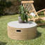 Akil Round Concrete Outdoor Coffee Table - 80 cm W 80 cm D