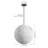 1-Light Globe Pendant Light White-436210116-442796029