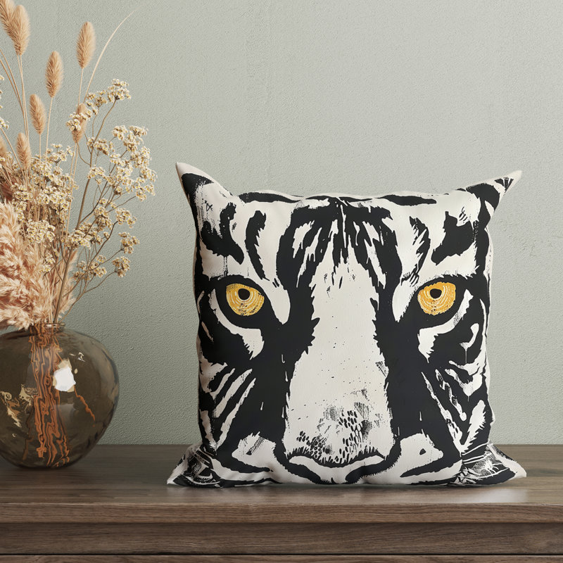 Ranong Reversible Pillow Cover, 18"H x 18"W