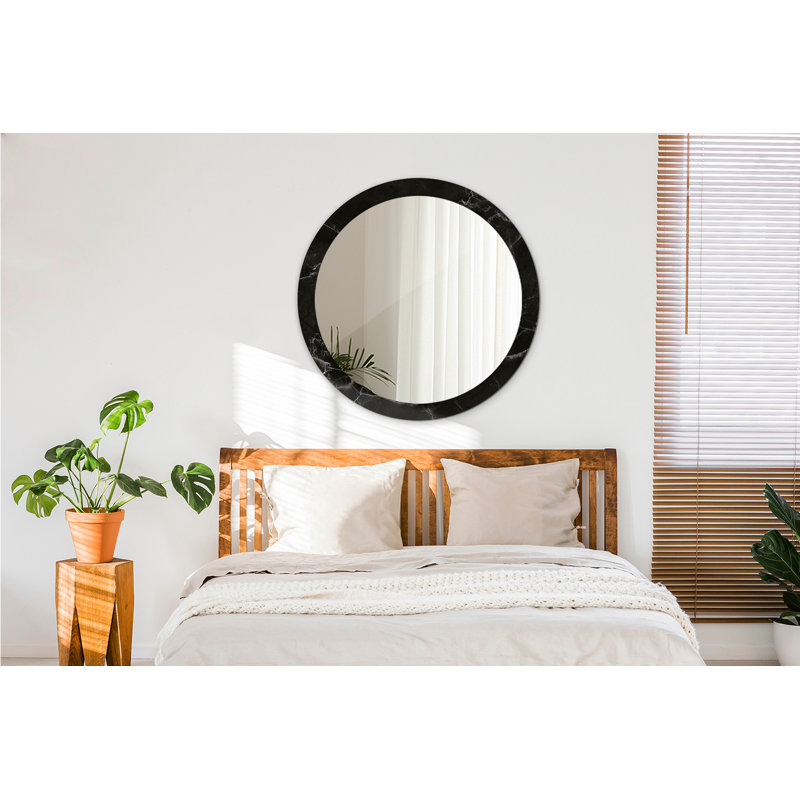 Huldar Glass Flat Wall Mirror