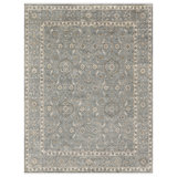 Nuit Arabe Wool Oriental Area Rug in Blue