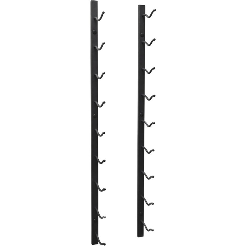 Metal Wine Rack - 9 Wine Bottles Holder - M...