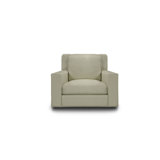 Sterne Leather Swivel Armchair