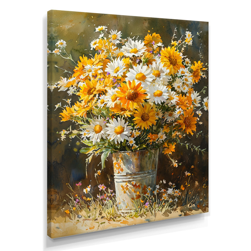 Christman - salon d'art mural floral, H 32 po x l 24 po, Toile tendue, Ne s’applique pas