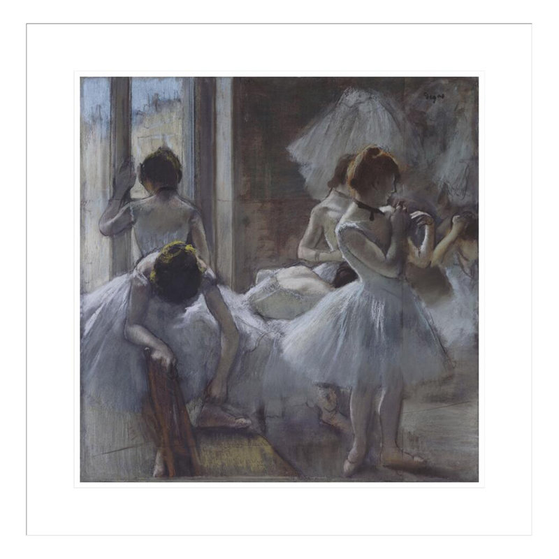 «Dancers» par Edgar Degas, impression giclée sur cadre, H 23,79 po x l 23,5 po
