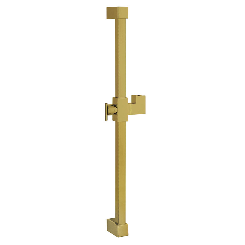 Kingston Brass Claremont 24-Inch Stainless Steel Shower Slide Bar, Brushed Brass