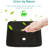 Contemporary Tempered Glass Sink - Matte Black Faucet And Pop-Up Drain Bathroom Wash