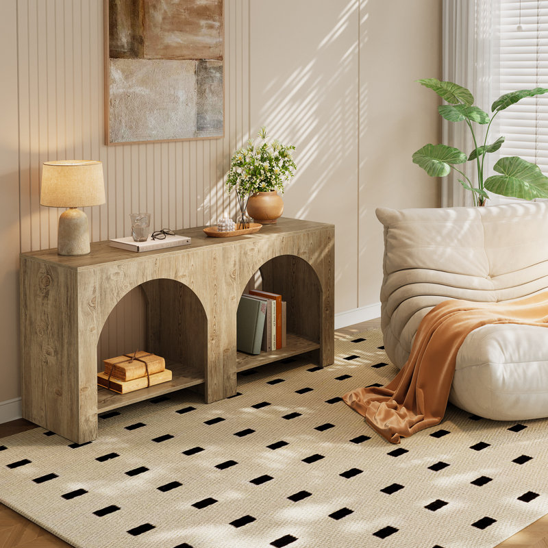 Set Of 2 Nightstand, Light Brown Oak