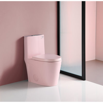 Toilette en céramique confortable économisant l'eau pour les maisons modernes