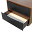 Table de chevet 2 tiroirs Kayner - Gris anthracite