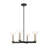 Citalli 4 - Light Steel Dimmable Sputnik Modern Linear Chandelier