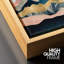 «Abstract Mountain Nature Scenery - Floater Frame», reproduction d'art sur toile-74110406