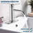 Single-Hole Single-handle Bathroom Faucet with Drain Assembly-94284467