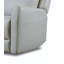 Fauteuil coulissant et pivotant en cuir Brago-114766502