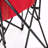 Outdoor Lawn Chair, Heavy Duty Supports 250Lbs, Portable Collapsible With Cup Holder, Red-1615723970