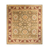 One-of-a-Kind 12 X 15 2010s Wool Area Rug in Green