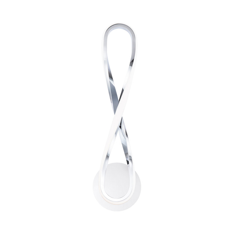 Marise LED Flush Mounted Sconce, Chrome