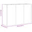 Planter 120X40x80 Cm Cold-Rolled Steel-1357729414