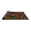 Tapis traditionnel noir / vert / rouge Vax-82651045