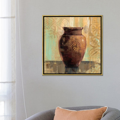 «Glazed Pot II Decorative Accents» par Silvia Vassileva - reproduction d'art