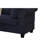 Ari 100 Inch Sectional Sofa Set W Storage Ottoman, Black Tufted, 2 Pillows-121897307