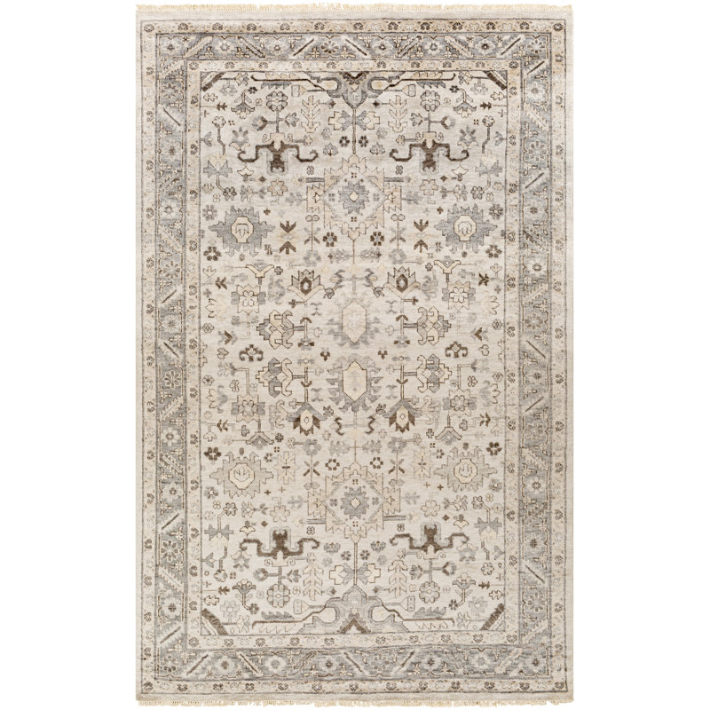 Bogaerts Viscose Oriental Indoor Rug, Rectangle 2' x 3'
