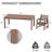 Six-piece Outdoor Patio Dining Table Set-1293898319