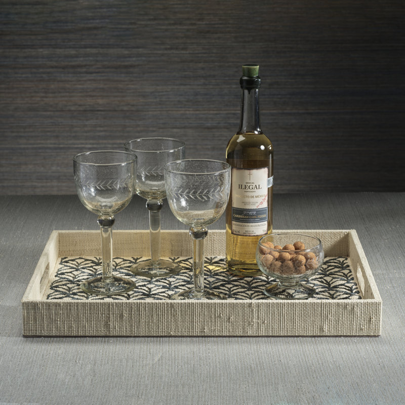 Verres à vin gravés à la main Monell, lot de 4