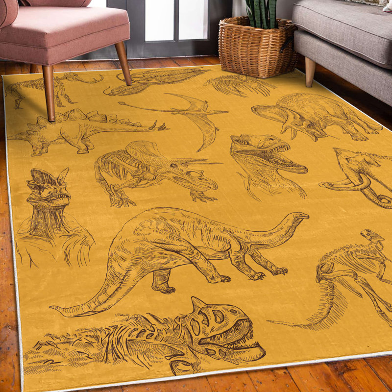 Tapis décoratif Loami, Rectangle 4 pi x 5 pi 5 po