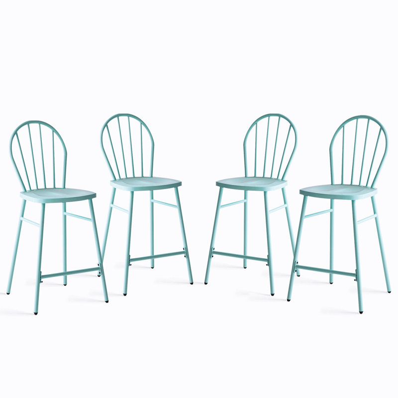 Tabouret de comptoir 25,6 po Mojca, Bleu