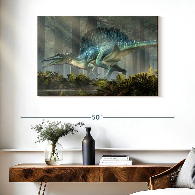 Crowle Panoramic Spinosaurus, 26" H x 39" W