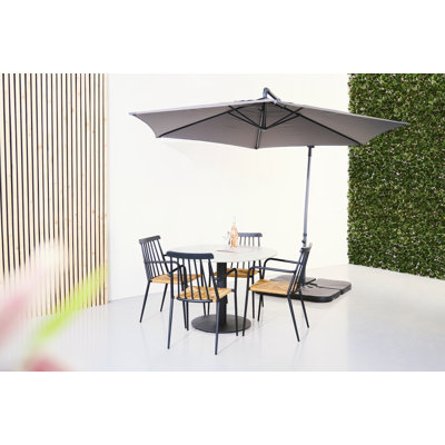 Lothrop 4 - Person Patio Dining Set with Round Table