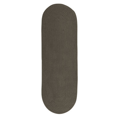 Tapis gris tressé Wellbrock