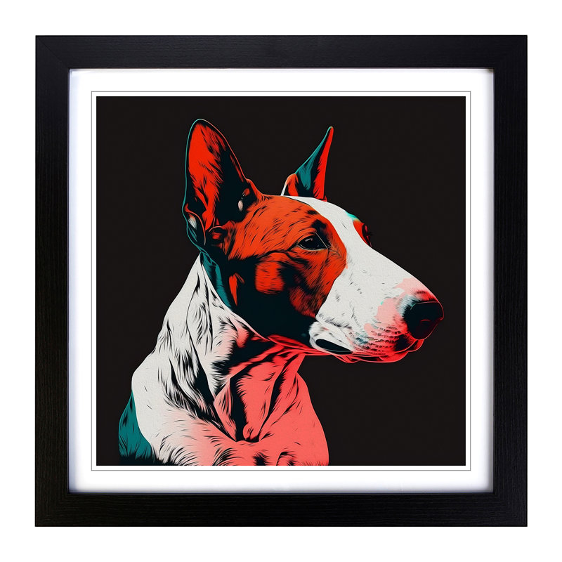 Single Picture Frame Print on Wood, Black